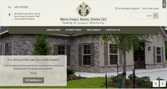 Desktop Screenshot of brunsfamilydentalcenter.com